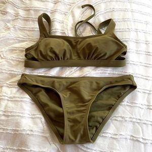 Target green bathing suit